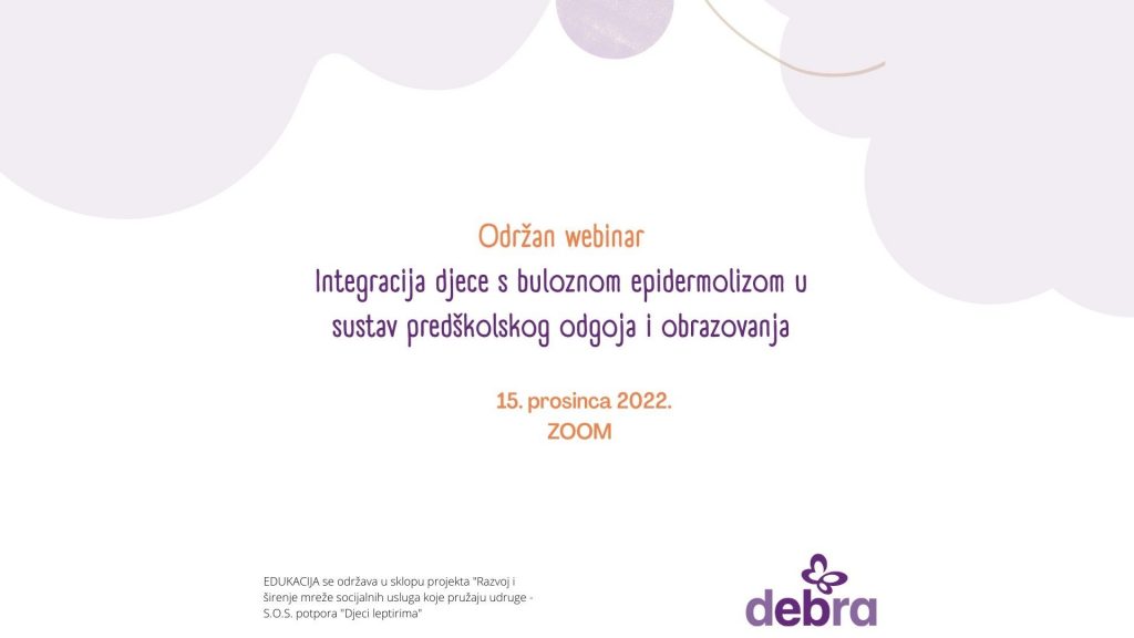 Integracije djece s buloznom epidermolizom u sustav predškolskog odgoja i obrazovanja