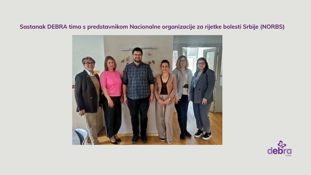 Sastanak DEBRA tima s predstavnikom Nacionalne organizacije za rijetke bolesti Srbije (NORBS)
